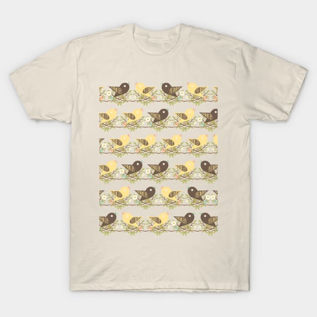 Birds pattern T-Shirt by Gaspar Avila